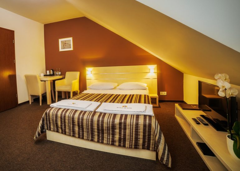 Pokój dwuosobowy z łóżkiem małżeńskim